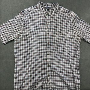 Patagonia Organic Cotton Men's Short Sleeve Pocket Polo Shirt Size Large